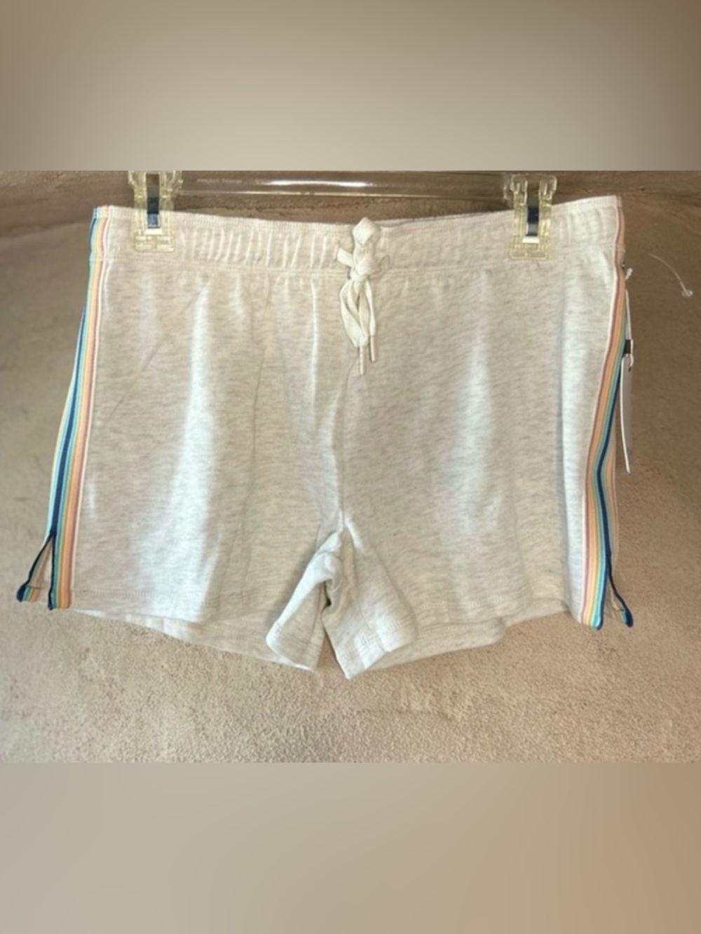 PJ Salvage Side Stripes Shorts in Cloud, NWT!